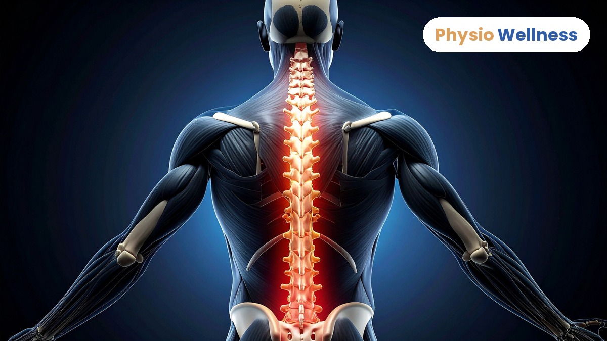 Disc and nerve compression in the spine, the cause of sciatica treated with spinal decompression